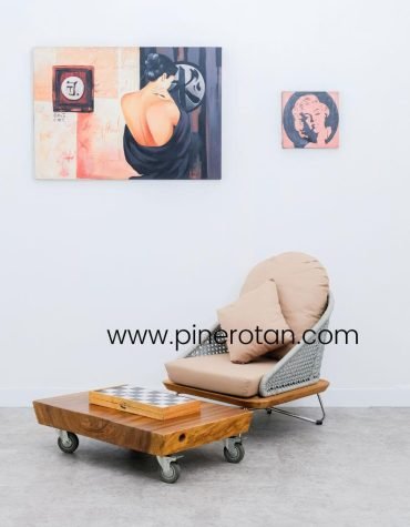 Sofa Santai Ruang Tamu - Kereta Sofa w/ Paliyan Table
