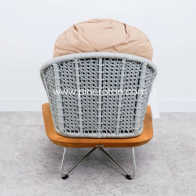 Kursi Santai / Sofa Minimalis Dengan Meja Kayu Jati - Kereta Sofa With Paliyan Coffee Table.