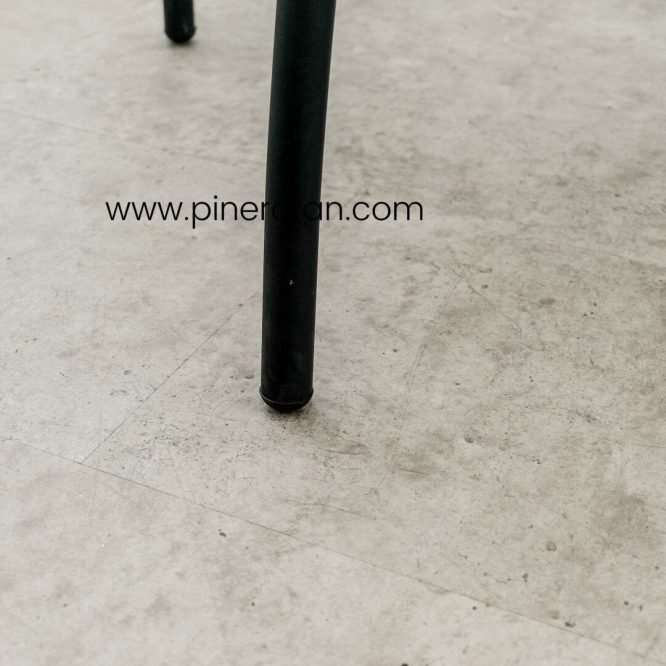 Kursi Rotan Sintetis / Kursi Teras Minimalis – Anyam Truntum - Jacky Arm Chair Slate Grey with Cushion.