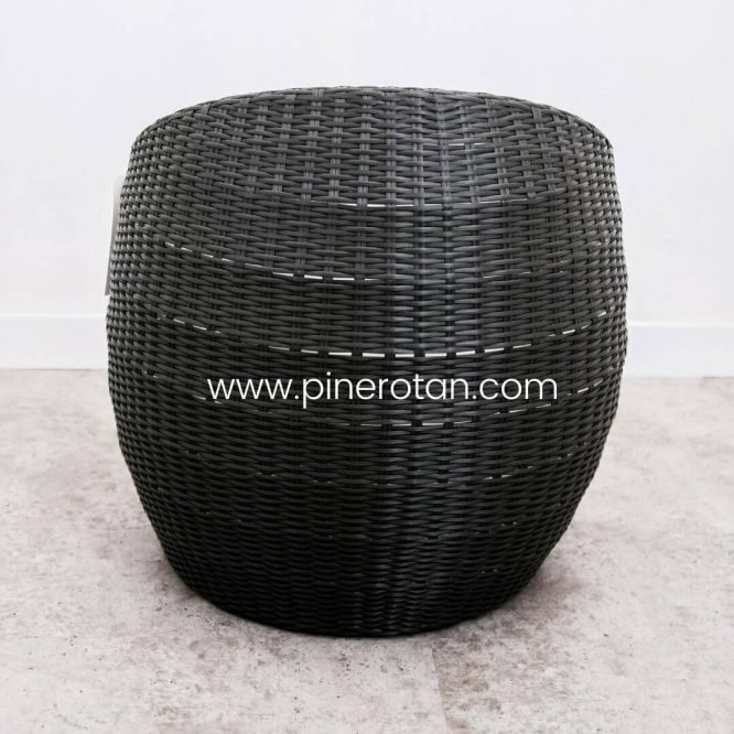 Kursi Telur Rotan - Egg AC - Dark Brown