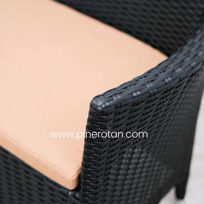 Kursi Tamu / Kursi Taman Pine Rotan - Kenko Arm Chair 3 Seat.