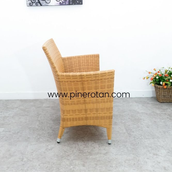 Kursi Tamu / Kursi Taman Pine Rotan- Kenko Arm Chair 2 Seat