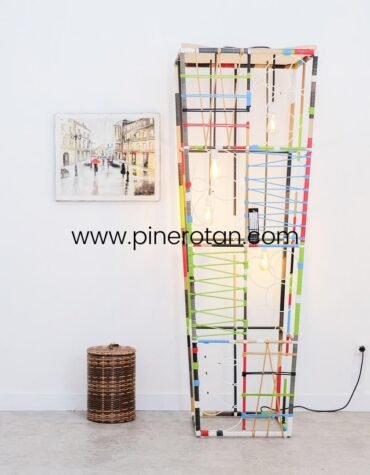 Lampu Hias Rotan Sintetis - Flamingo Lamp Mix