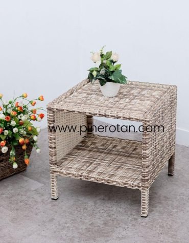 Meja Teras Rotan Sintetis - Fema ST - Shisil