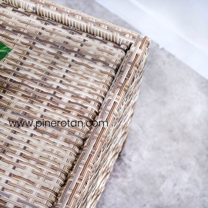 Meja Teras Rotan Cream - Fema ST - Shisil