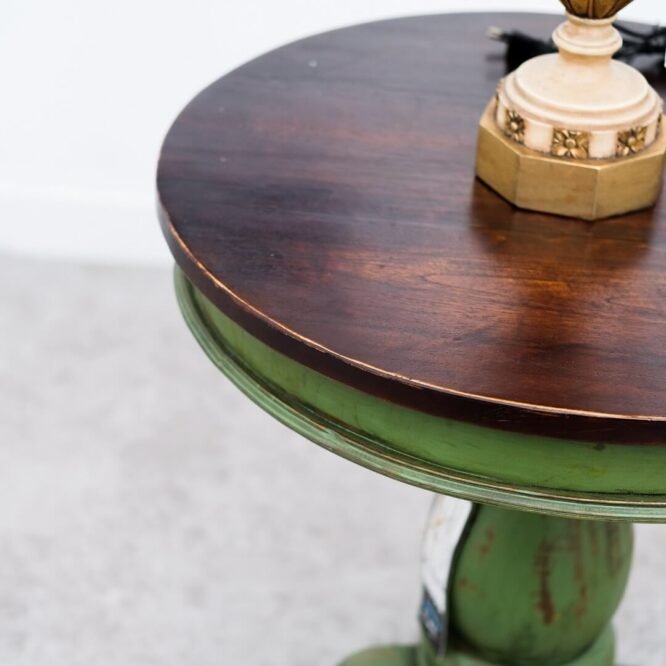Meja Teras Vintage Pine Rotan - Gladiator Coffee Table.