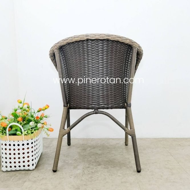 Kursi Outdoor Rotan Sintetis - Kingstone AC - Cappucino
