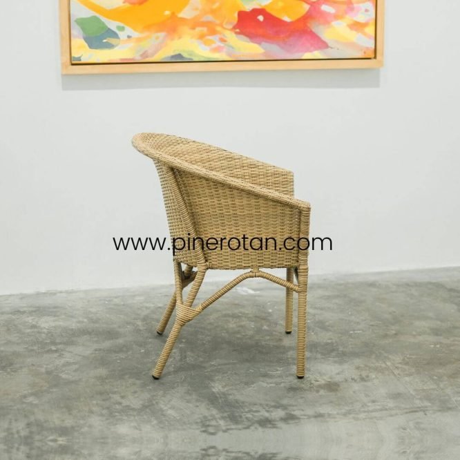 Kursi Outdoor / Kursi Teras Pine Rotan - Kingstone Terrace - Fema Side Table - Honey Streaky.