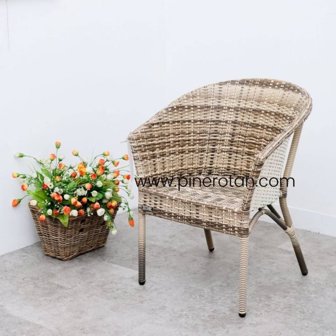 Kursi Rotan Taman Sintetis - Kingstone AC - Shisil