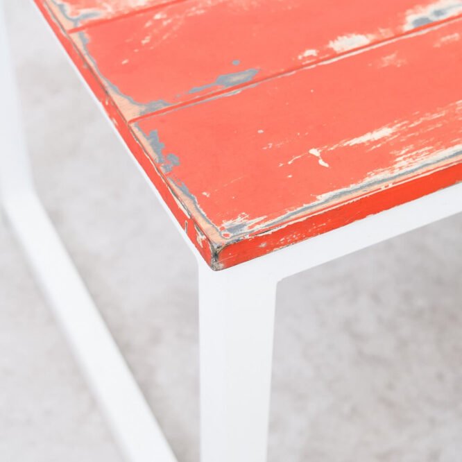Meja Makan Kayu Vintage Minimalis / Pine Rotan - Maldivest Dining Table.