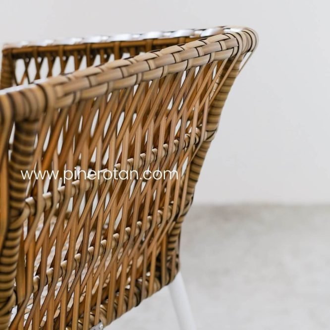 Kursi Teras Rotan Salute - Salute AC - Red Pine - No cushion