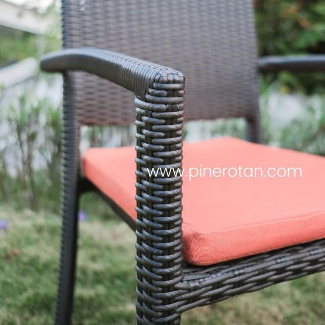 Kursi Rotan Teras - Mexico Arm Chair