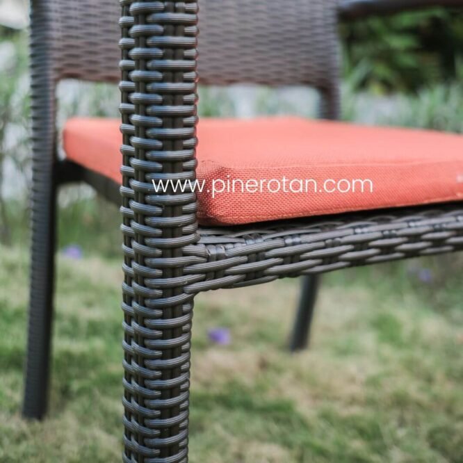 Kursi Teras Sintetis Rotan - Mexico Arm Chair