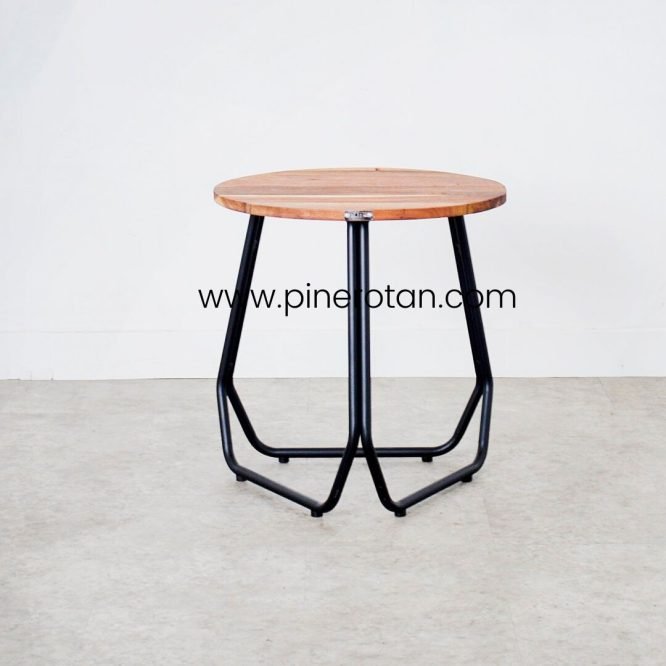 Meja Teras Vintage Hitam - Milan II Table