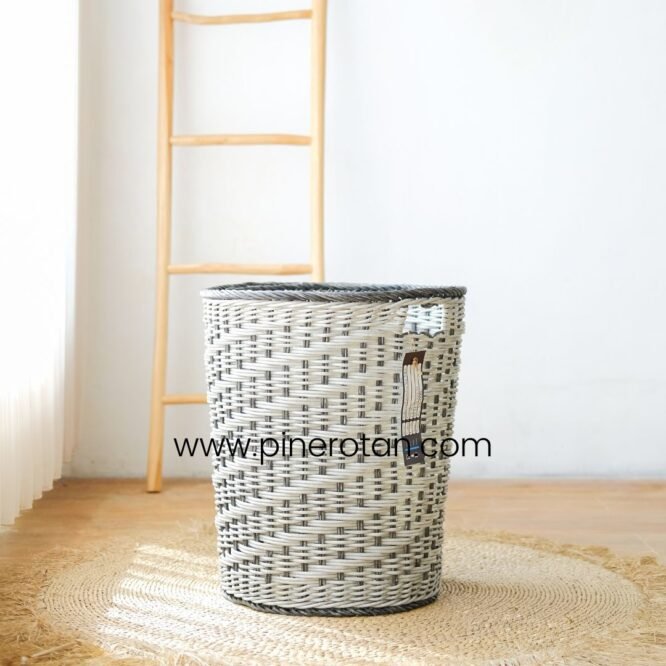 Wadah Cucian Laundry Rotan - Sakura Laundry Basket Set 2