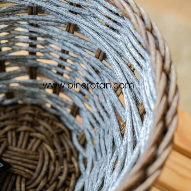 Keranjang Rotan - Lolo Basket Grey