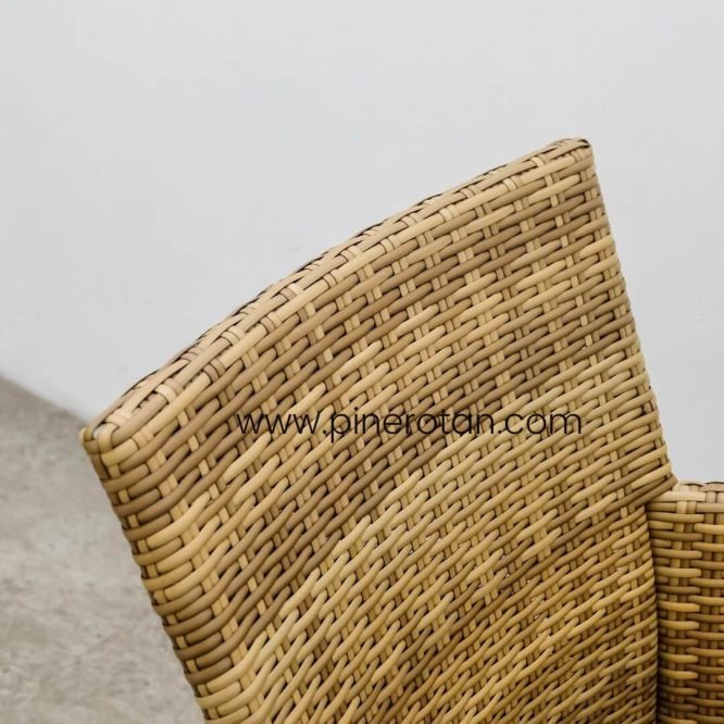 Kursi Tamu Rotan Premium - Kenko AC - Honey Streaky