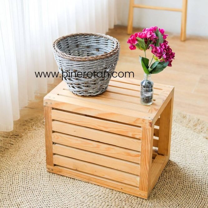 Pot Tanaman Rotan - Lolo Basket Grey