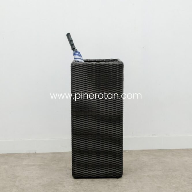 Basket Payung Rotan Peru - Peru Umbrella Holder - Dark Brown