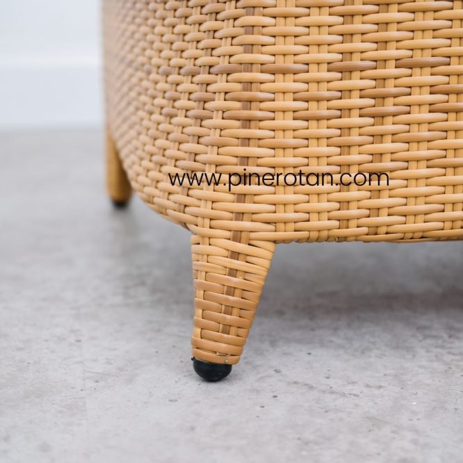 1 Set Meja Tamu Rotan Sintetis / Kursi Tamu - Arthur Living Set 2.1.1- Kenko Coffee Table - No Cushion.