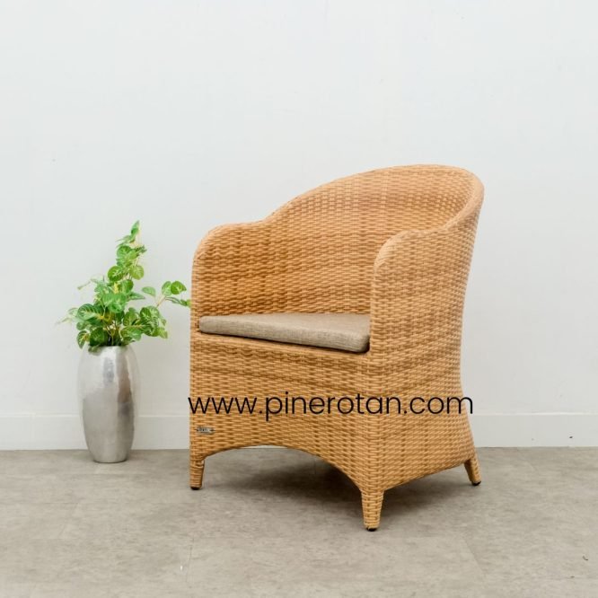 1 Set Meja Tamu Rotan Sintetis / Kursi Tamu - Arthur Living Set 4x1 - Fema Coffee Table