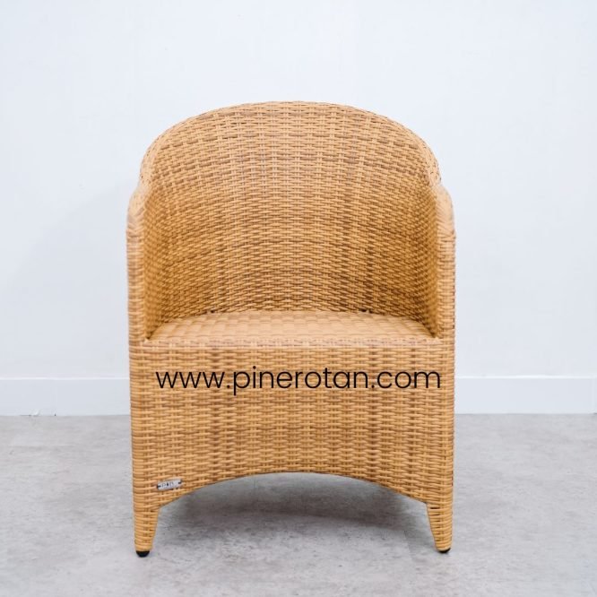 1 Set Meja Tamu Rotan Sintetis / Kursi Tamu - Arthur Living Set 4x1 - Kenko Coffee Table - No Cushion.
