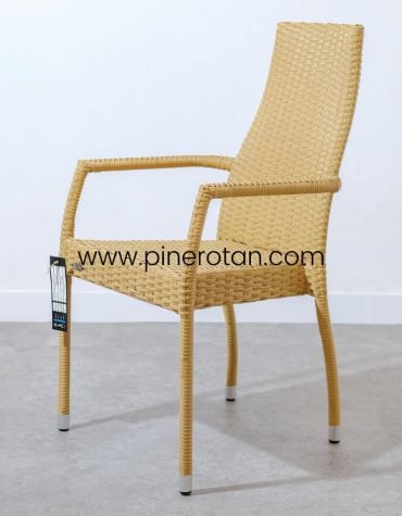 Kursi Tamu Rotan Sintetis - Sierra AC - Nat Honey