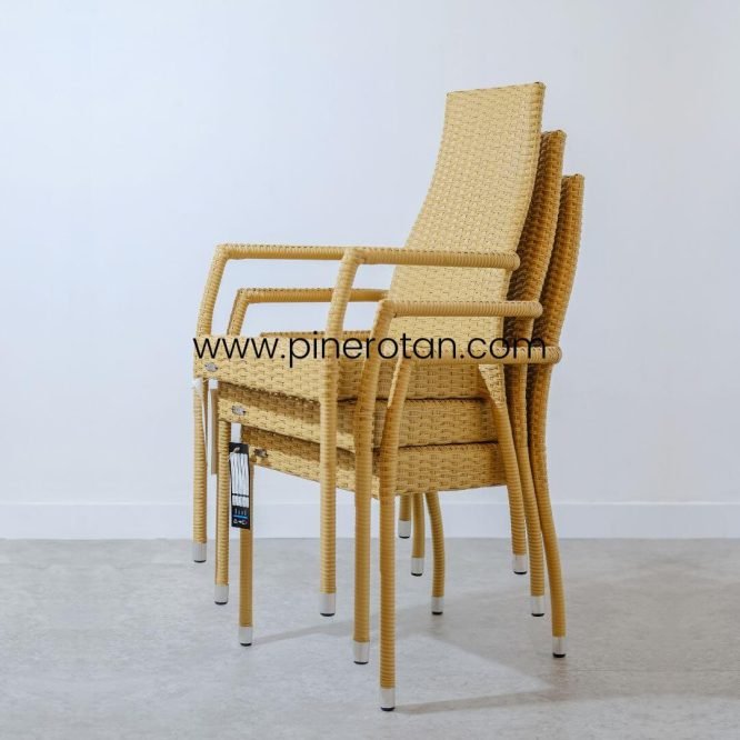 Kursi Makan Rotan Awet - Sierra AC - Nat Honey
