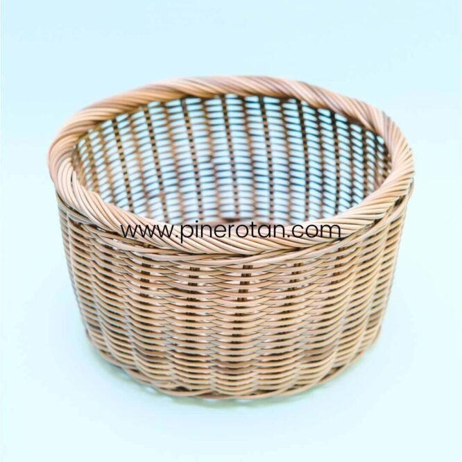 Basket Rotan Sintetis Vanity - Vanity Basket - Kobo Grey