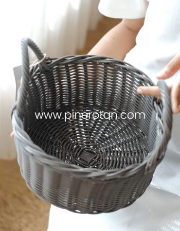 Basket Serbaguna Grey Vanity - Vanity Basket - Handle Grey