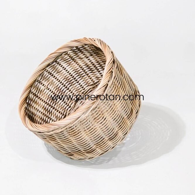 Keranjang Basket Rotan Vanity - Vanity Basket - Kobo Grey