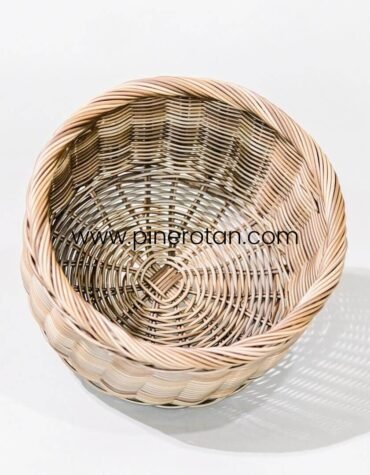 Keranjang Rotan Basket Vanity - Vanity Basket - Kobo Grey