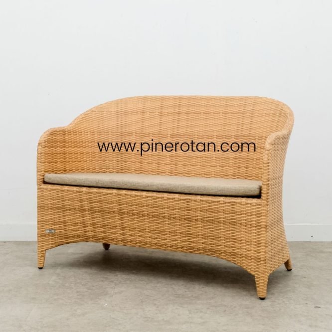 1 Set Meja Tamu Rotan Sintetis / Set Kursi Tamu Minimalis / Arthur Living Set 2.1.1 - Kenko Coffee Table