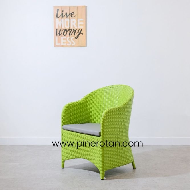 Set teras Rotan Sintetis - Arthur AC - Green - Cushion