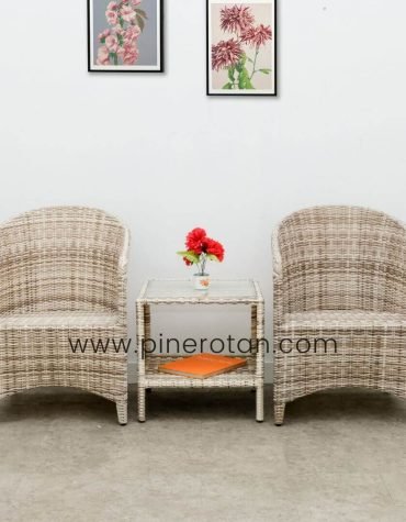 Kursi Teras Rotan Sintetis - Arthur TS - Fema ST - No Cushion - Shisil