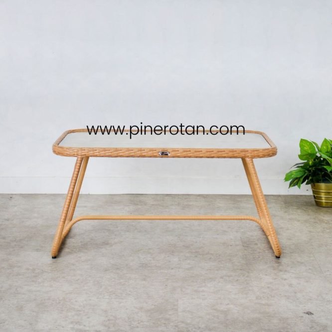 Meja Kopi Rotan