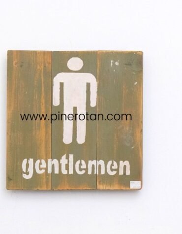Walldeco Dinding Tulisan - Walldeco GENTLEMEN