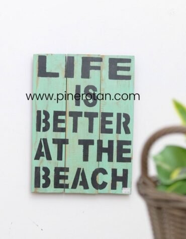 Walldeco Dinding Tulisan Quote - Walldeco LIFE IS BETTER AT THE BEACH