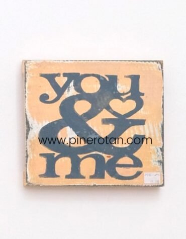 Walldeco Kayu Tulisan Aspirasi - Walldeco YOU & ME
