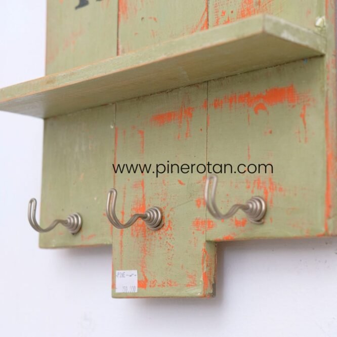 Walldecor / Hiasan Dinding Kayu Vintage Quote Motivasi / Tempat Gantungan Kunci - Walldeco Quote - Walldeco HOME SWEET HOME.