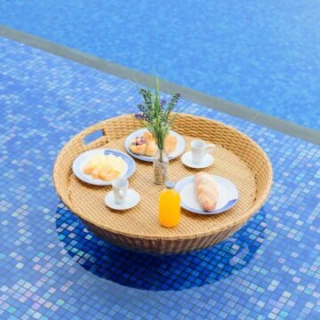 bowl floating tray
