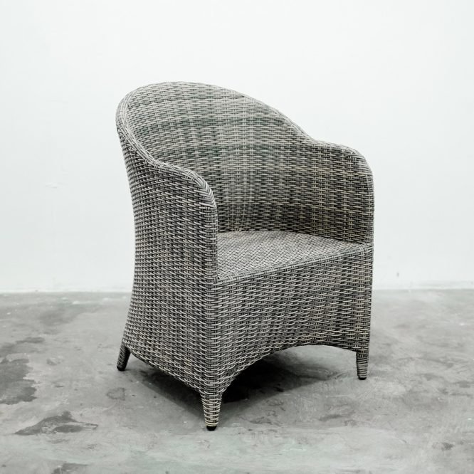 Kursi Outdoor Rotan - Arthur AC Cappucino