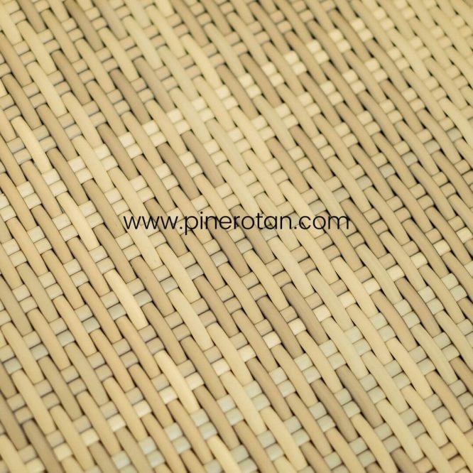 Floating Anyaman Rotan Sintetis - Bowl Floating Tray - Honey Streaky