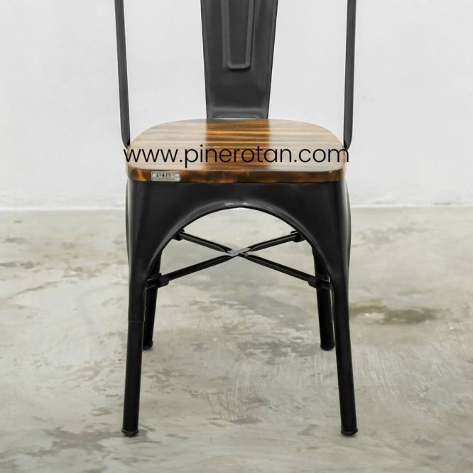 Kursi Makan Set Meja Vintage Pine Rotan - Eco Center Dining Set - Lotus Chair