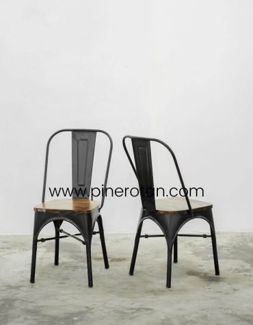 Kursi Besi Industrial Modern - Lotus Dining Chair