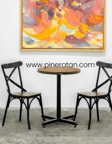 Set Meja Makan Minimalis - Karen Dining Set - Colony Dining Chair