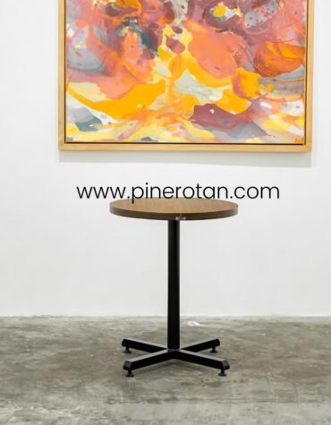 Meja Makan Bulat Minimalis - Karen Dining Table