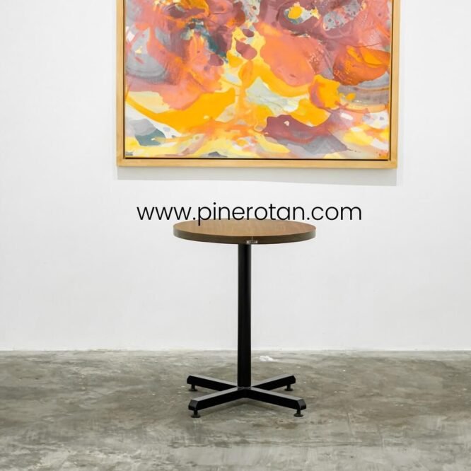Meja Makan Bulat Minimalis - Karen Dining Table
