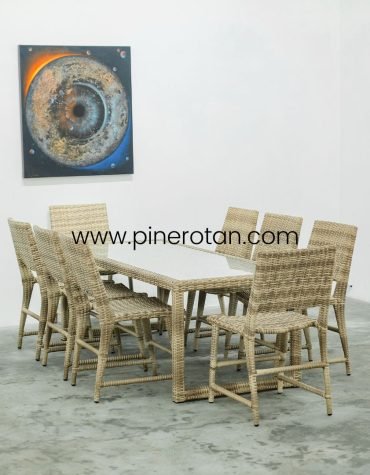Set Meja Makan Outdoor - Esmeralda Dining Set - Prominade DC