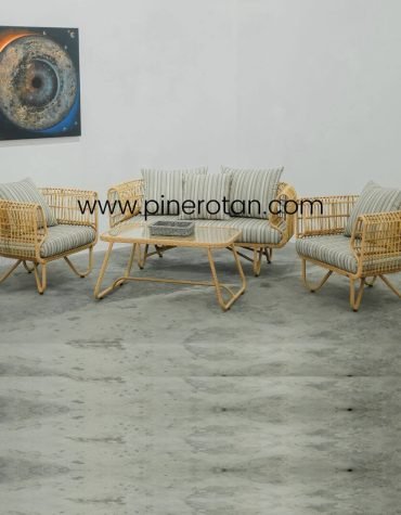 Sofa Set Modern Outdoor - Terra Sofa Set - Plain Honey